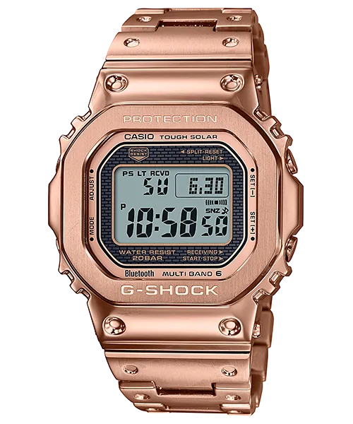 G-Shock DW5600 Series Rose Gold All-Metal Masterpiece GMWB5000GD-4D 