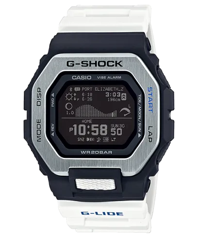 G-Shock G-Lide Series Extreme White Band Sports Watch GBX100-7D 