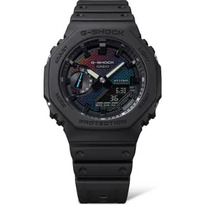 G-Shock GA2100RW-1A Rainbow Brick Wall 