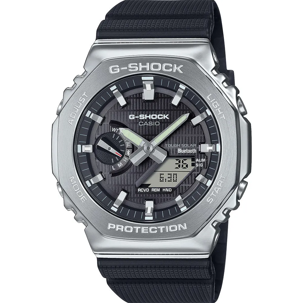 G-Shock GBM2100-1A Metal Covered Bluetooth 'CasiOak' 