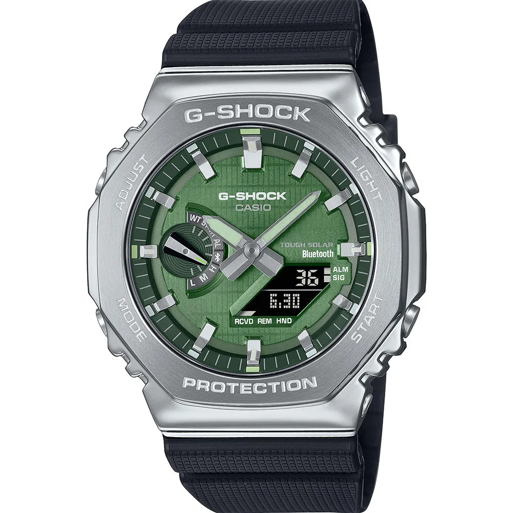 G-Shock GBM2100A-1A3 Metal Covered Bluetooth 'CasiOak' 