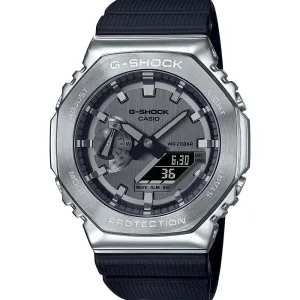 G-Shock GM2100-1A Metal Covered Silver 'CasiOak' 