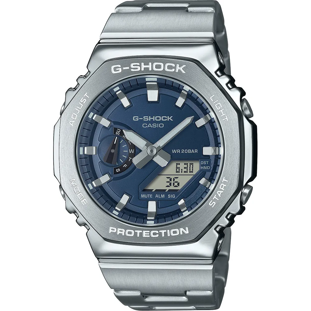 G-Shock GM2110D-2B G-Steel Metal Covered 'CasiOak' 