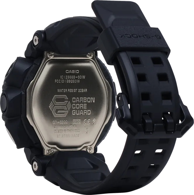 G-Shock Gravitymaster All Black Quad Sensor Bluetooth GRB200-1B