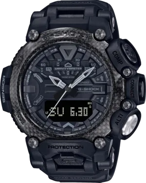 G-Shock Gravitymaster All Black Quad Sensor Bluetooth GRB200-1B 