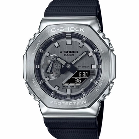 G-Shock GM2100-1A Metal Covered Silver 'CasiOak' 