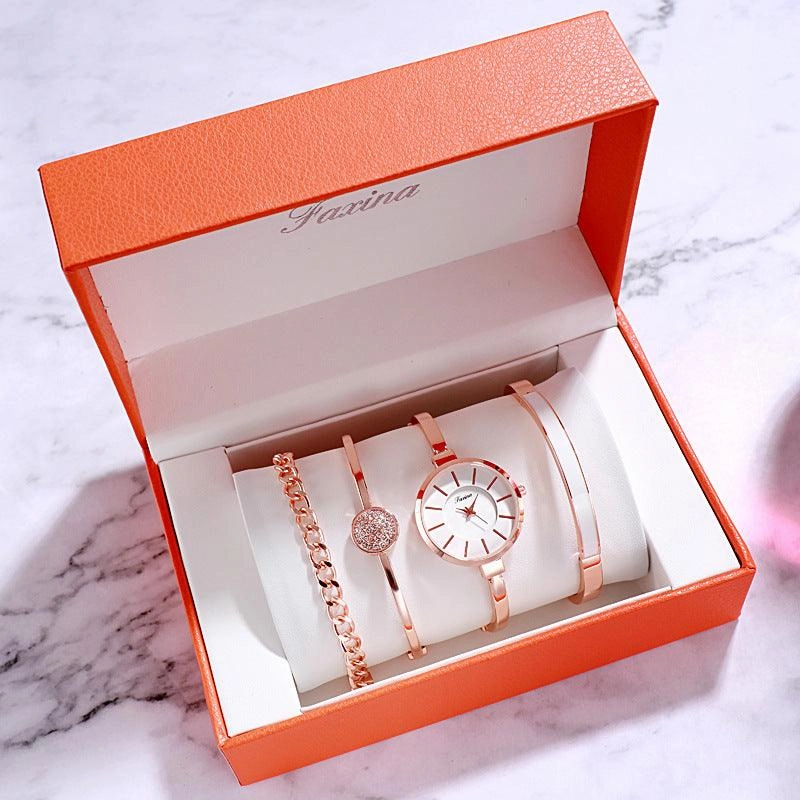 Gift Set Waterproof Quartz Watch Women's Watch