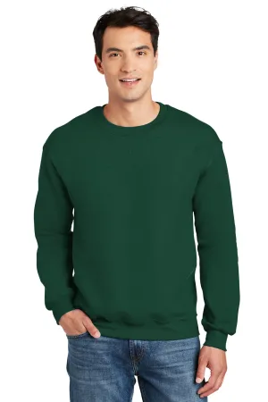 Gildan Mens DryBlend Moisture Wicking Fleece Crewneck Sweatshirt - Forest Green  Affordable Clothing Gildan
