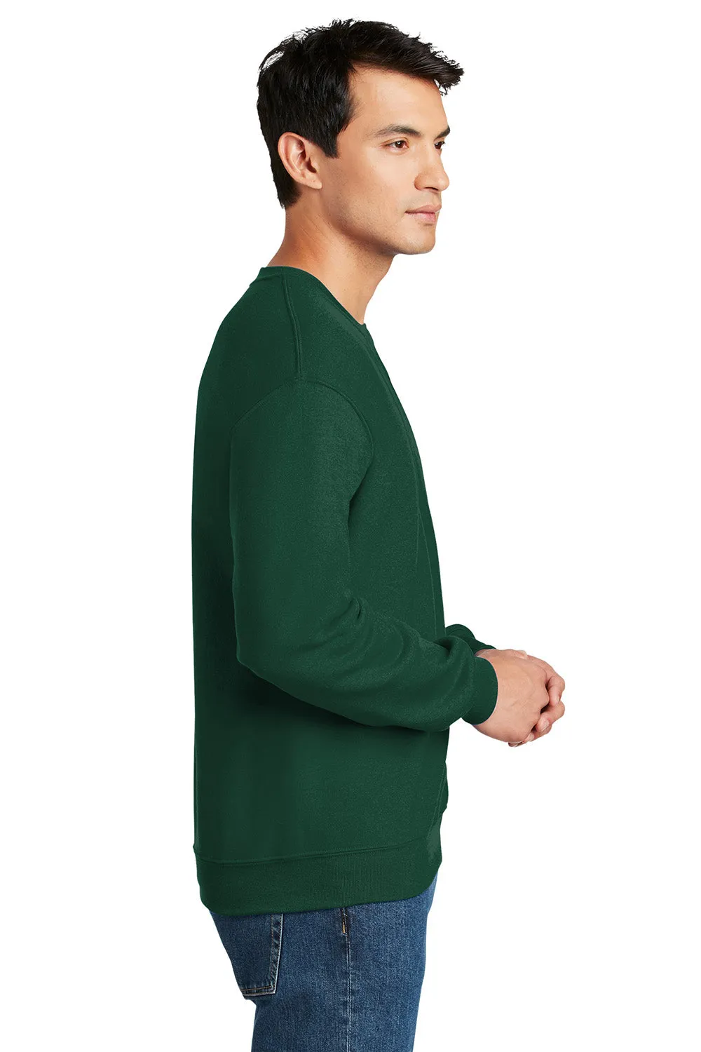 Gildan Mens DryBlend Moisture Wicking Fleece Crewneck Sweatshirt - Forest Green