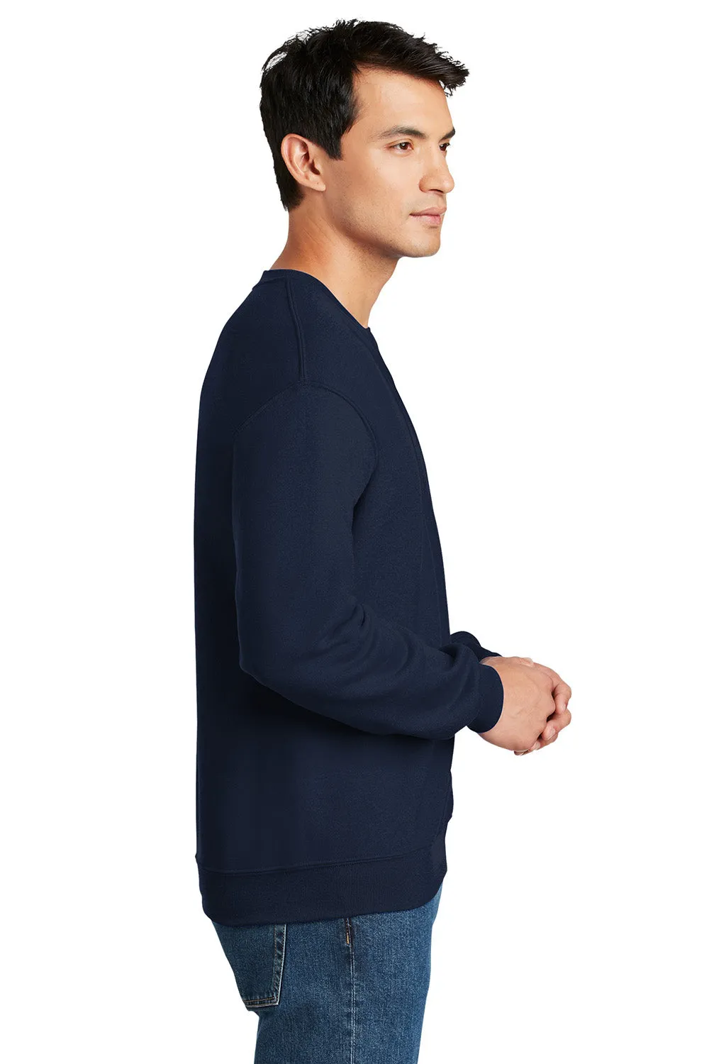 Gildan Mens DryBlend Moisture Wicking Fleece Crewneck Sweatshirt - Navy Blue