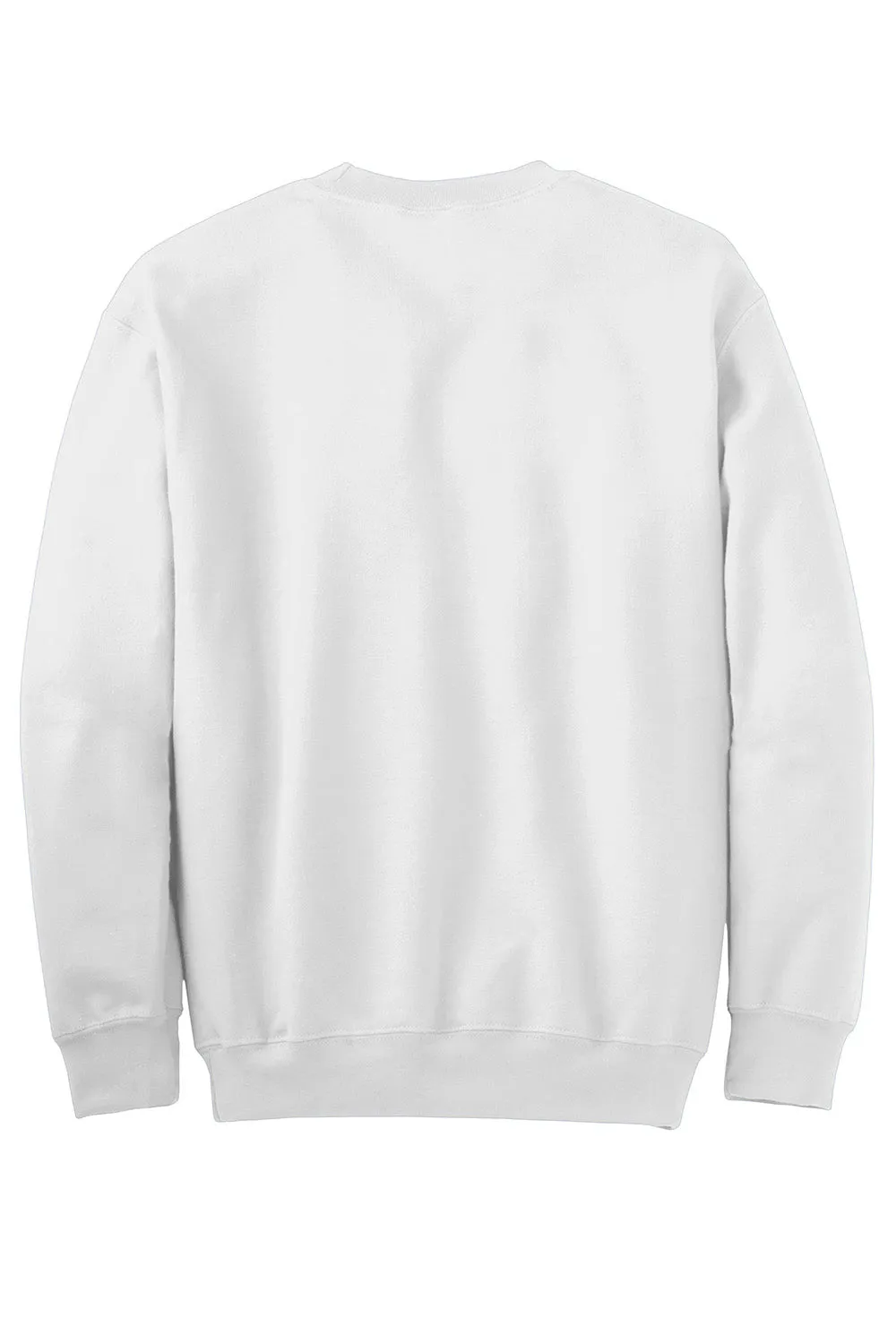 Gildan Mens DryBlend Moisture Wicking Fleece Crewneck Sweatshirt - White