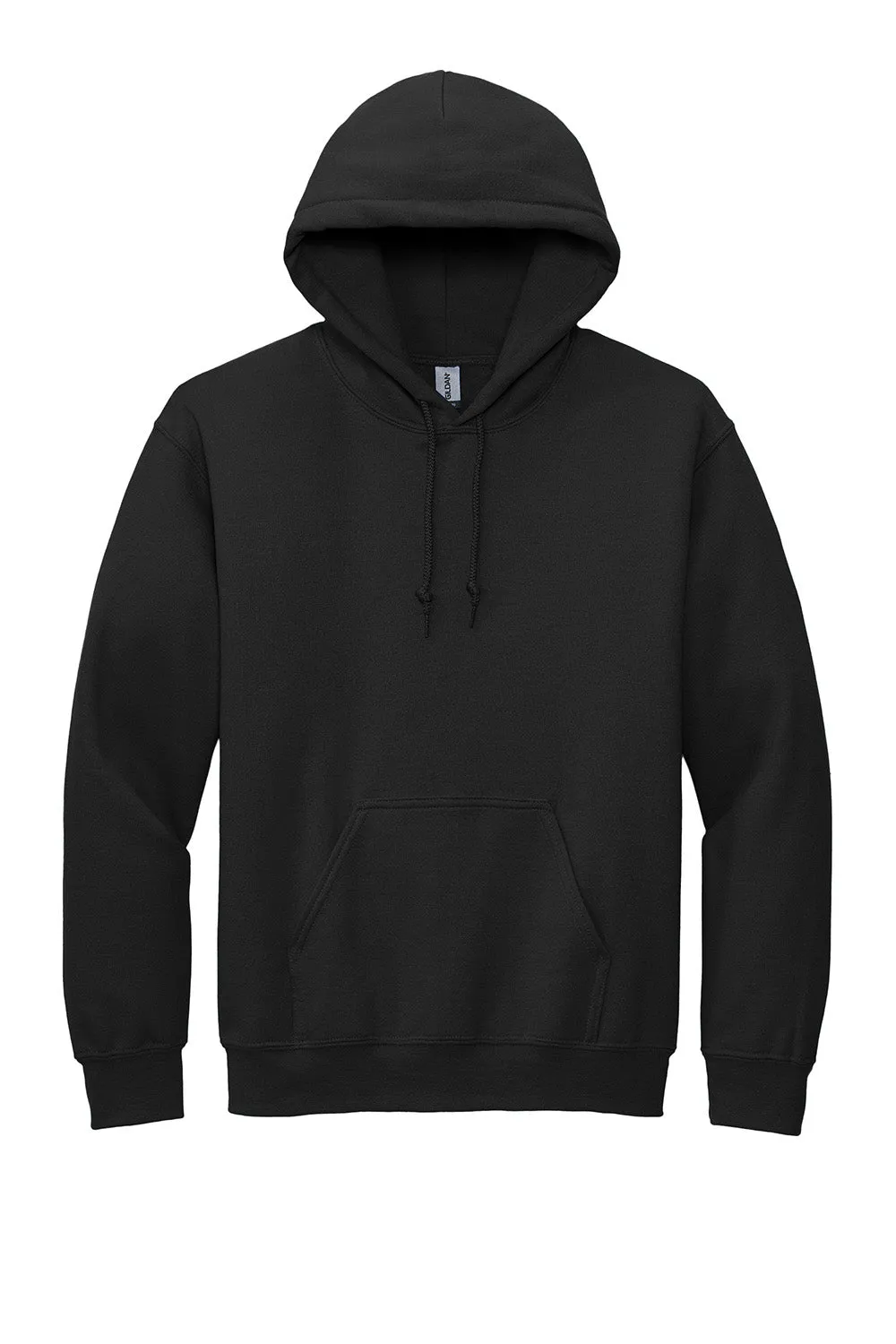Gildan Mens DryBlend Moisture Wicking Hooded Sweatshirt Hoodie w/ Pouch Pocket - Black