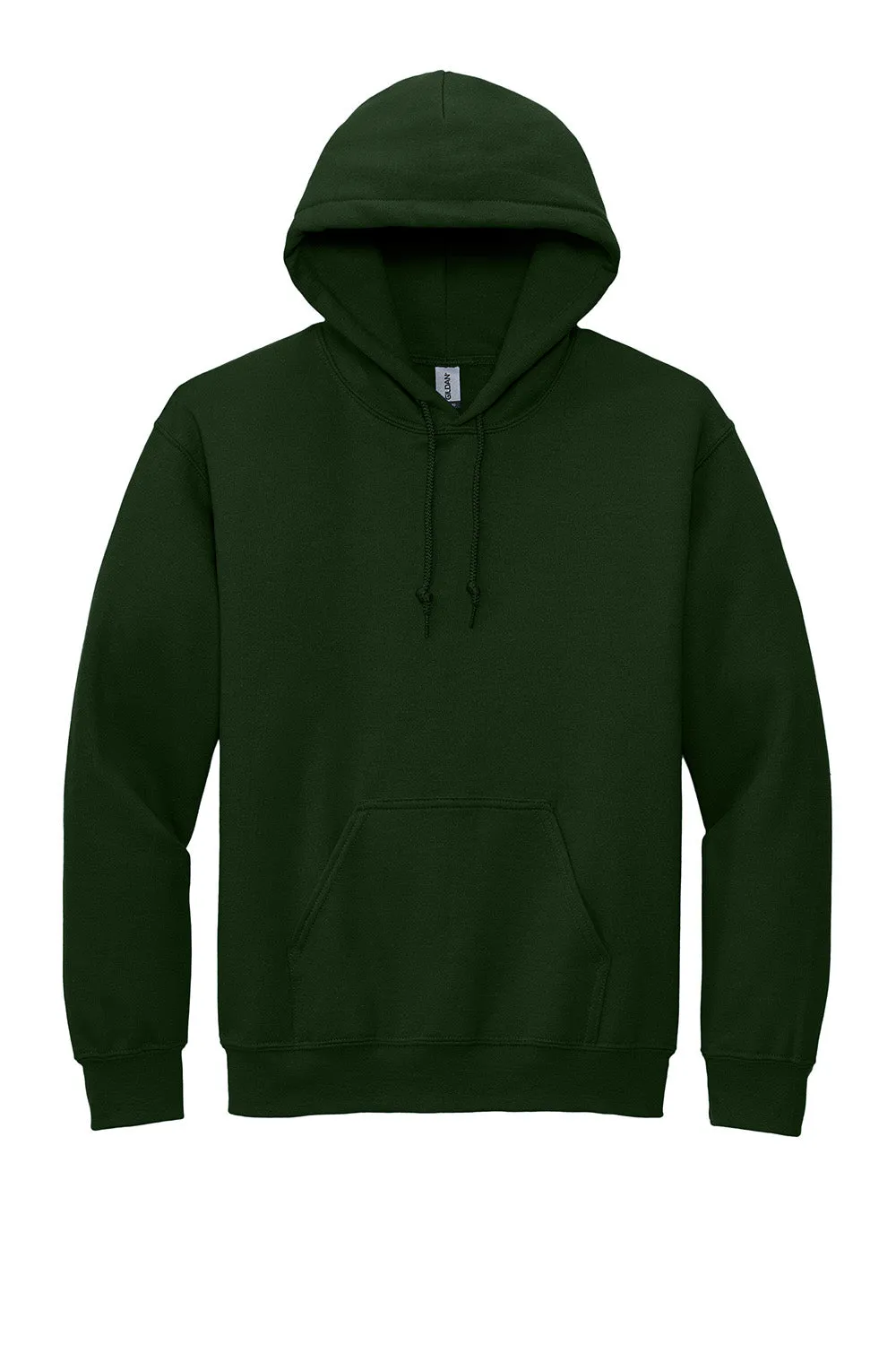 Gildan Mens DryBlend Moisture Wicking Hooded Sweatshirt Hoodie w/ Pouch Pocket - Forest Green  Affordable Clothing Gildan