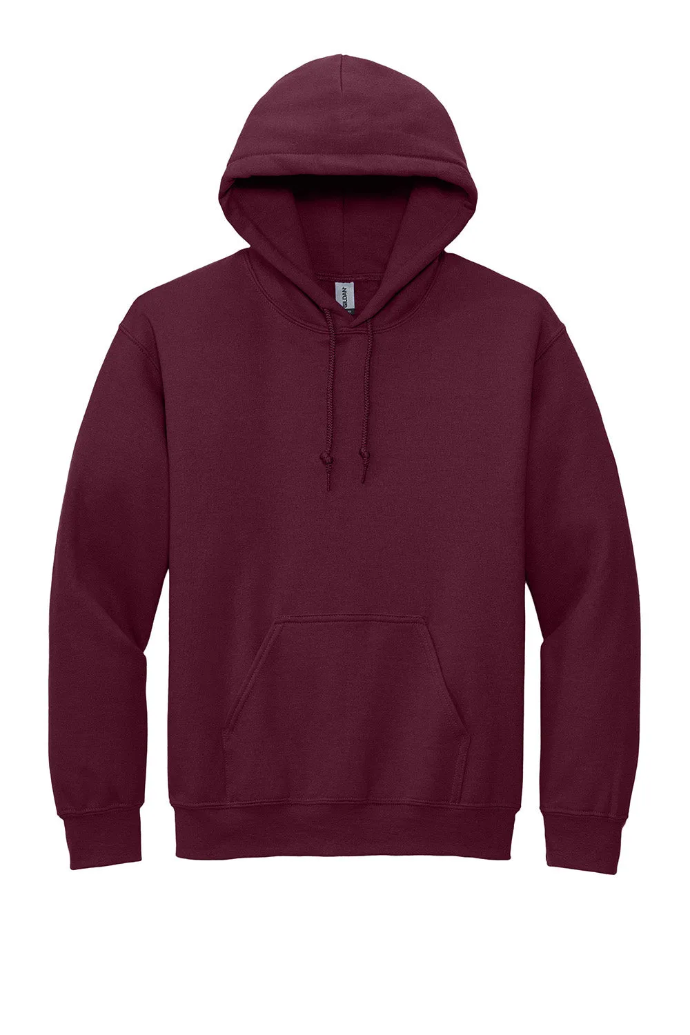 Gildan Mens DryBlend Moisture Wicking Hooded Sweatshirt Hoodie w/ Pouch Pocket - Maroon