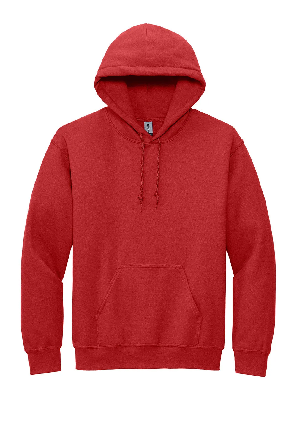 Gildan Mens DryBlend Moisture Wicking Hooded Sweatshirt Hoodie w/ Pouch Pocket - Red  Affordable Clothing Gildan