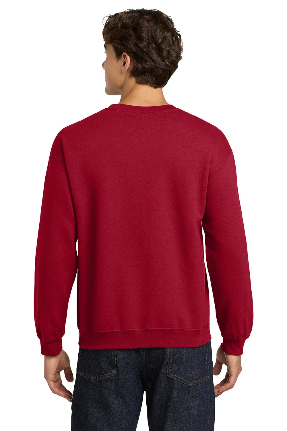 Gildan Mens Pill Resistant Fleece Crewneck Sweatshirt - Cardinal Red