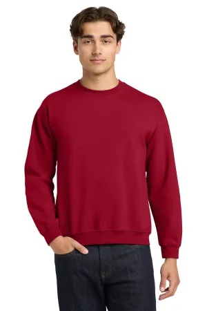 Gildan Mens Pill Resistant Fleece Crewneck Sweatshirt - Cardinal Red