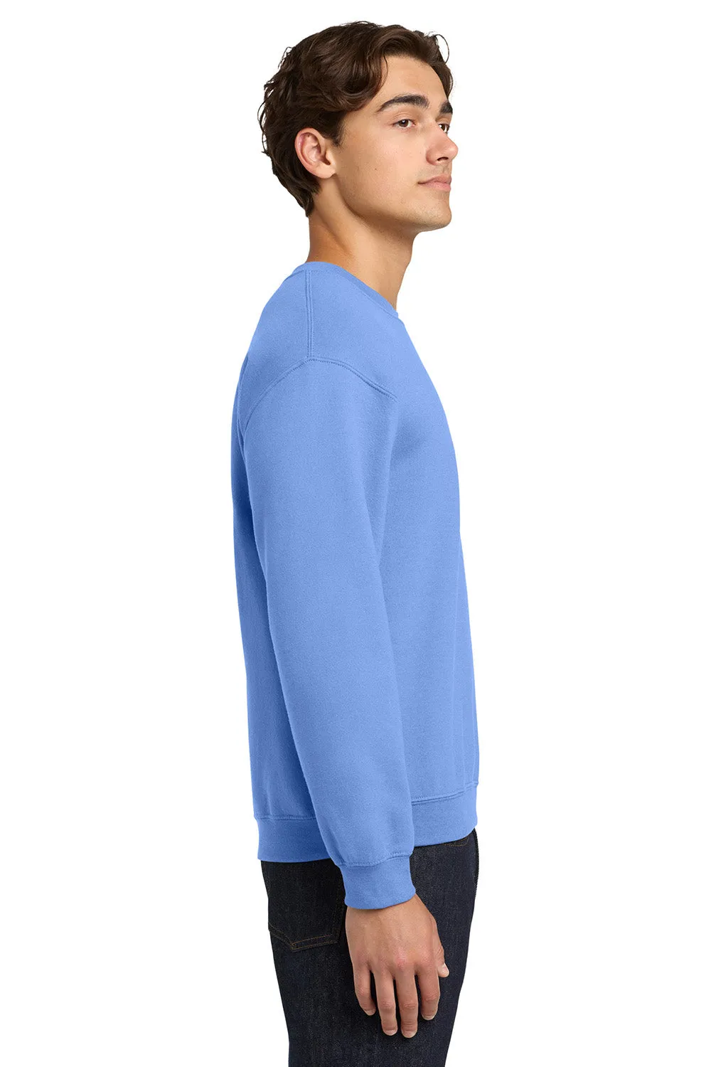 Gildan Mens Pill Resistant Fleece Crewneck Sweatshirt - Carolina Blue