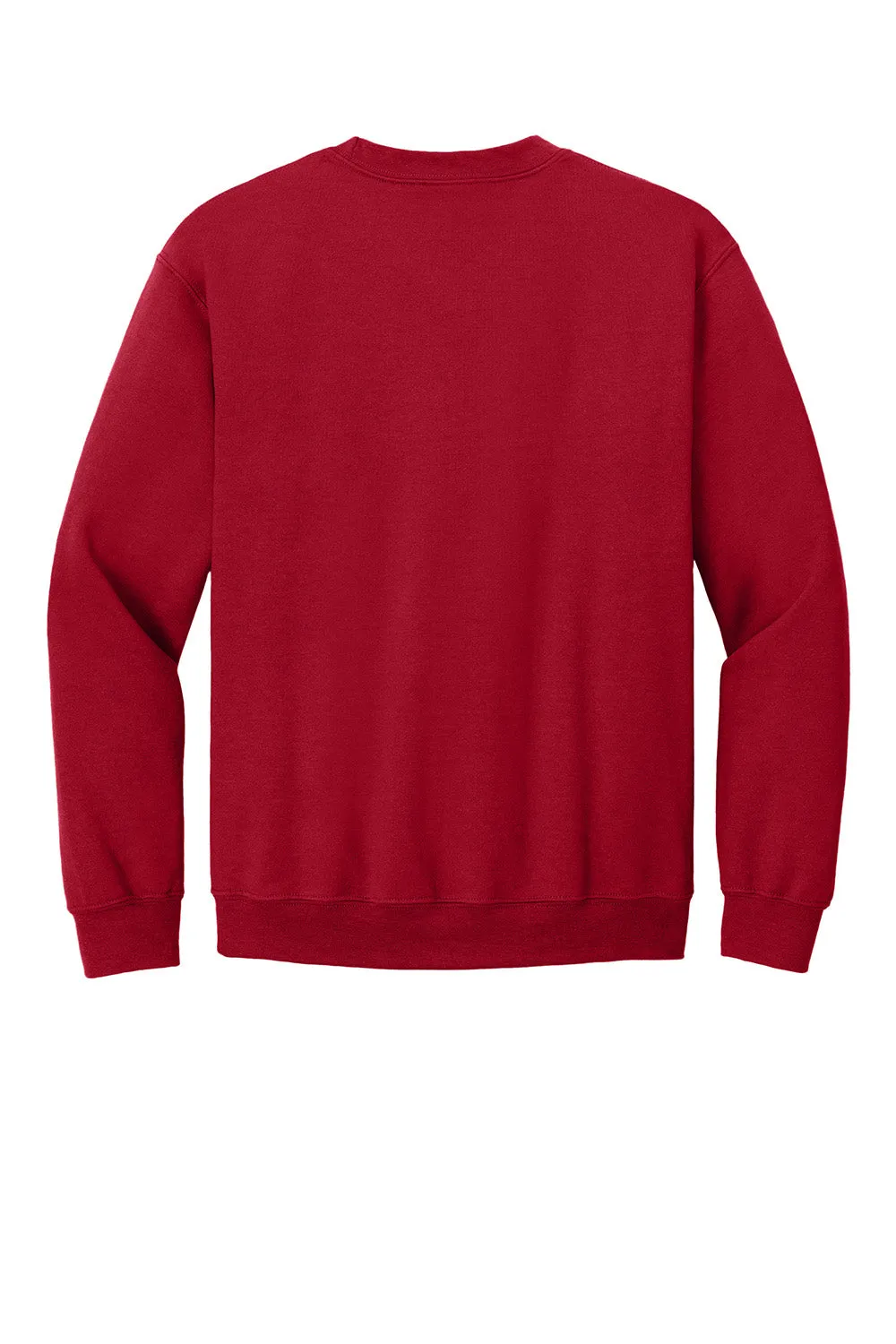 Gildan Mens Pill Resistant Fleece Crewneck Sweatshirt - Cherry Red