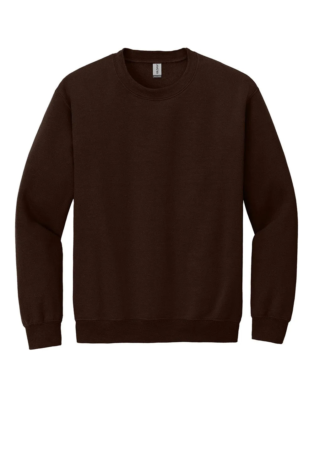 Gildan Mens Pill Resistant Fleece Crewneck Sweatshirt - Dark Chocolate Brown