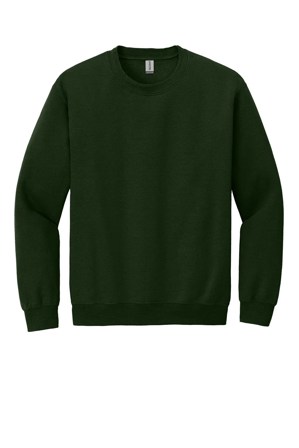 Gildan Mens Pill Resistant Fleece Crewneck Sweatshirt - Forest Green