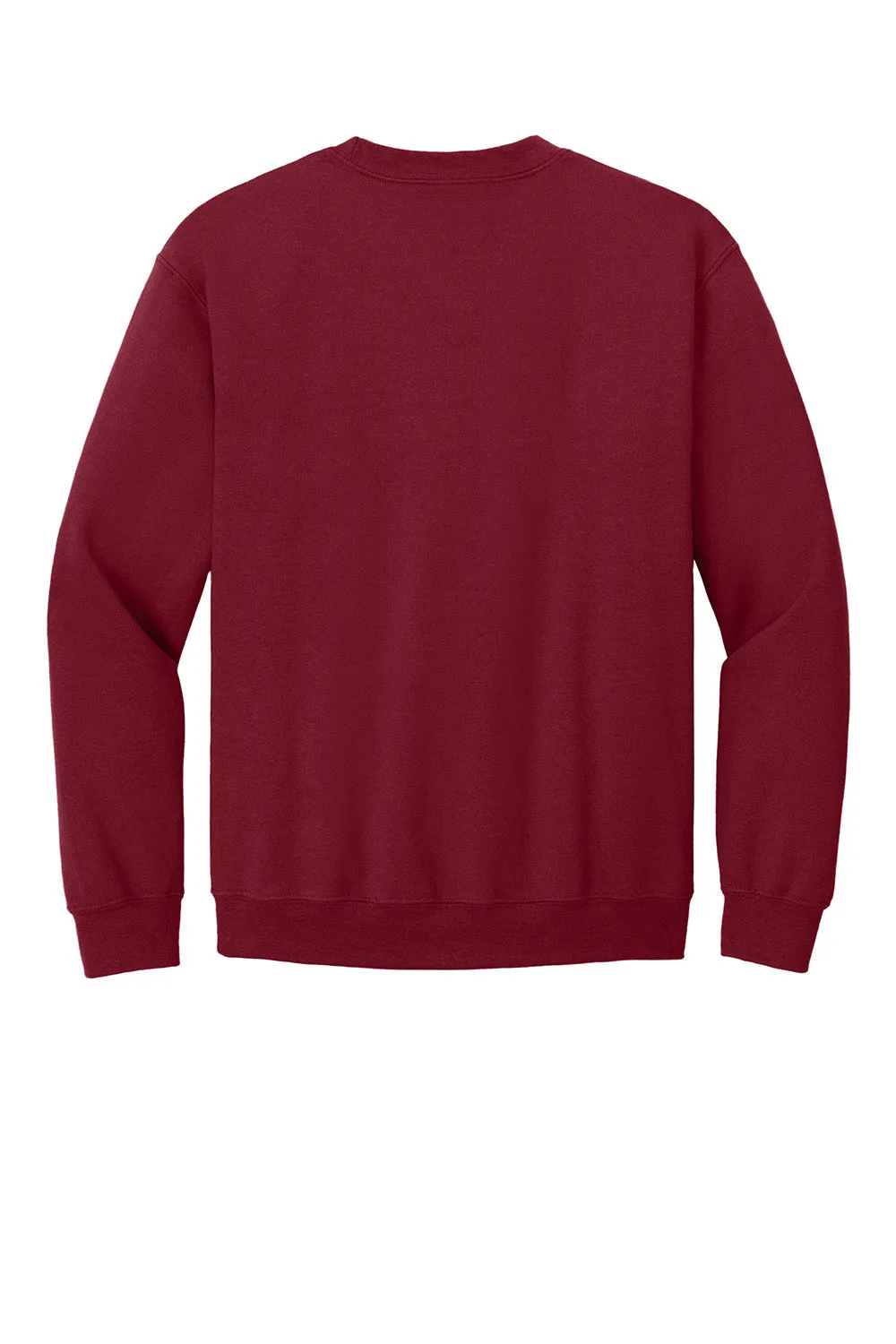 Gildan Mens Pill Resistant Fleece Crewneck Sweatshirt - Garnet Red  Affordable Clothing Gildan