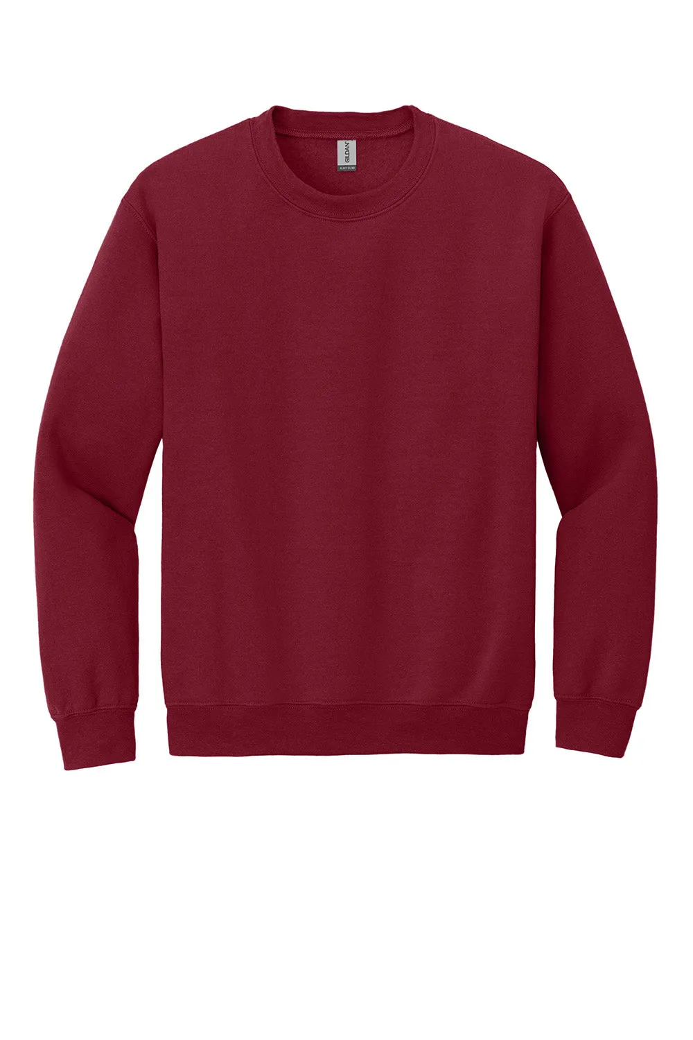 Gildan Mens Pill Resistant Fleece Crewneck Sweatshirt - Garnet Red  Affordable Clothing Gildan