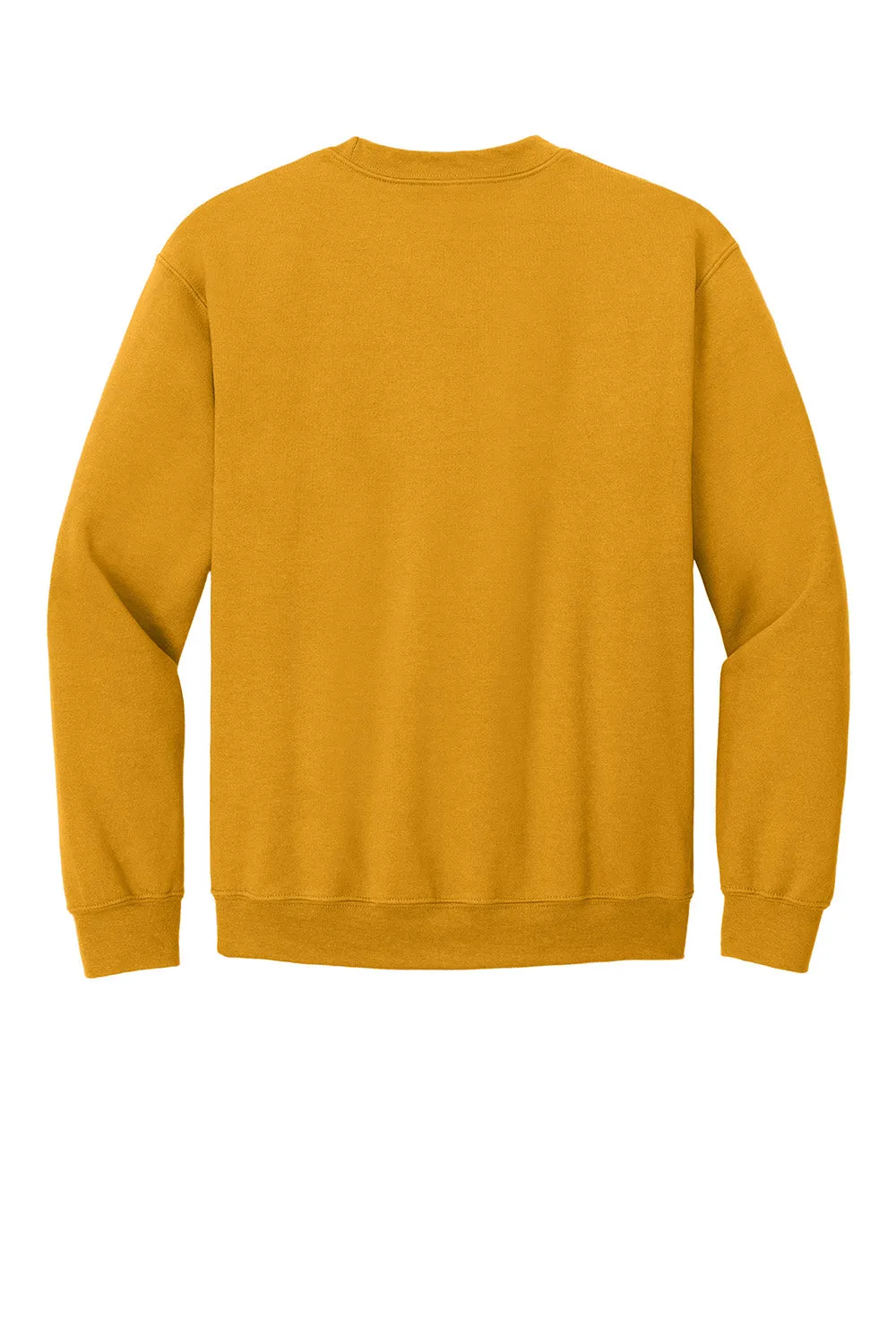 Gildan Mens Pill Resistant Fleece Crewneck Sweatshirt - Gold  Affordable Clothing Gildan