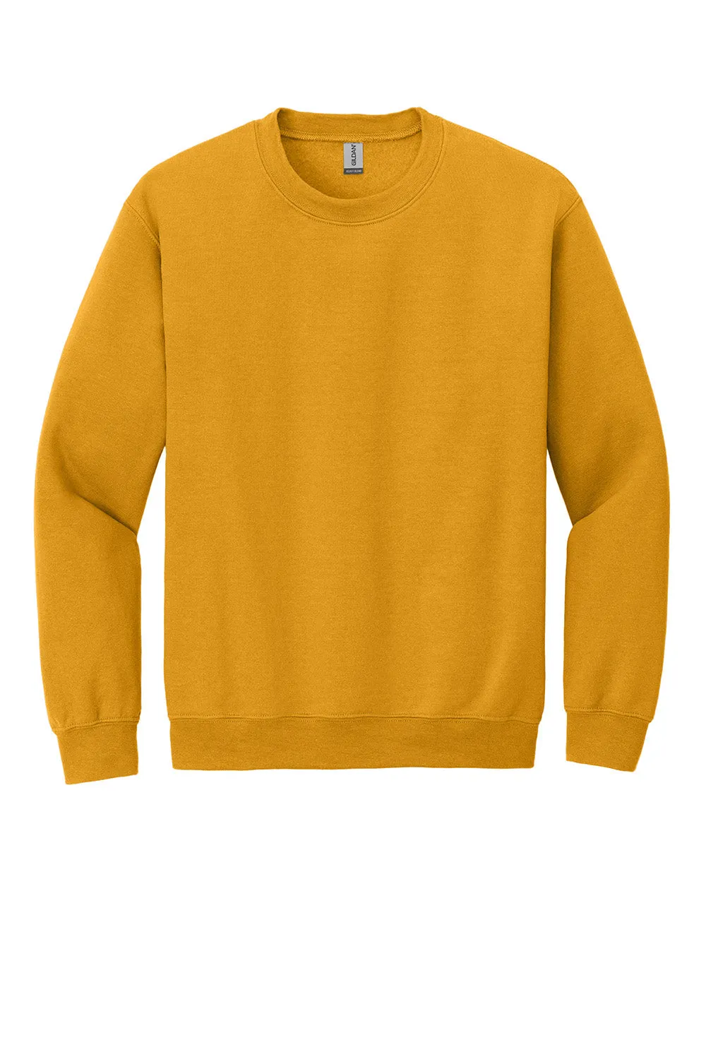 Gildan Mens Pill Resistant Fleece Crewneck Sweatshirt - Gold