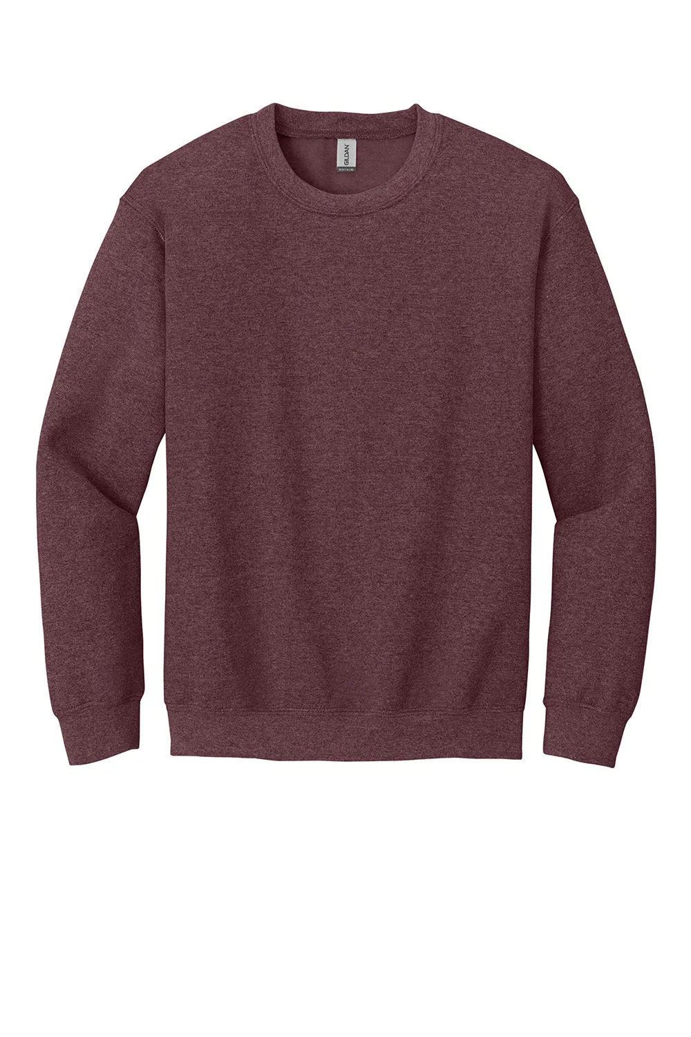Gildan Mens Pill Resistant Fleece Crewneck Sweatshirt - Heather Dark Maroon