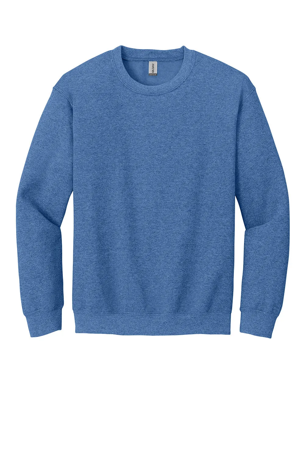 Gildan Mens Pill Resistant Fleece Crewneck Sweatshirt - Heather Royal Blue  Affordable Clothing Gildan