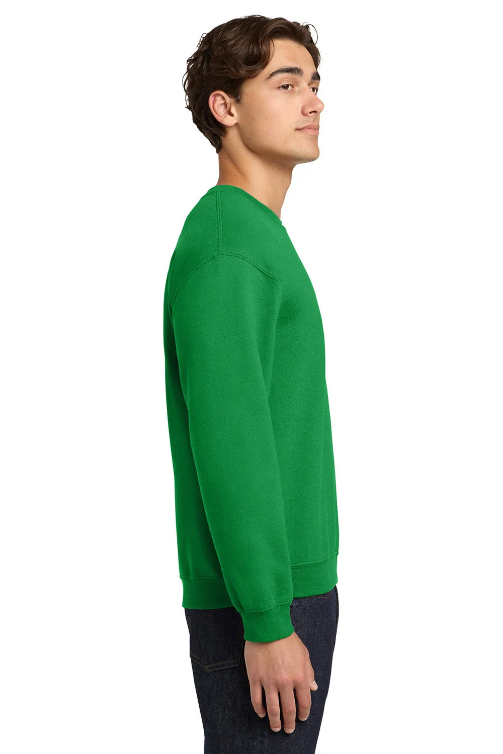 Gildan Mens Pill Resistant Fleece Crewneck Sweatshirt - Irish Green