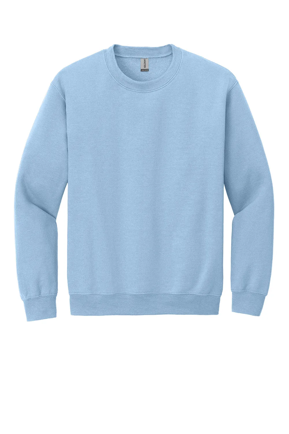 Gildan Mens Pill Resistant Fleece Crewneck Sweatshirt - Light Blue  Affordable Clothing Gildan