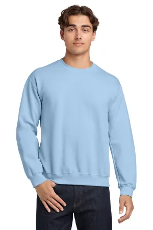 Gildan Mens Pill Resistant Fleece Crewneck Sweatshirt - Light Blue