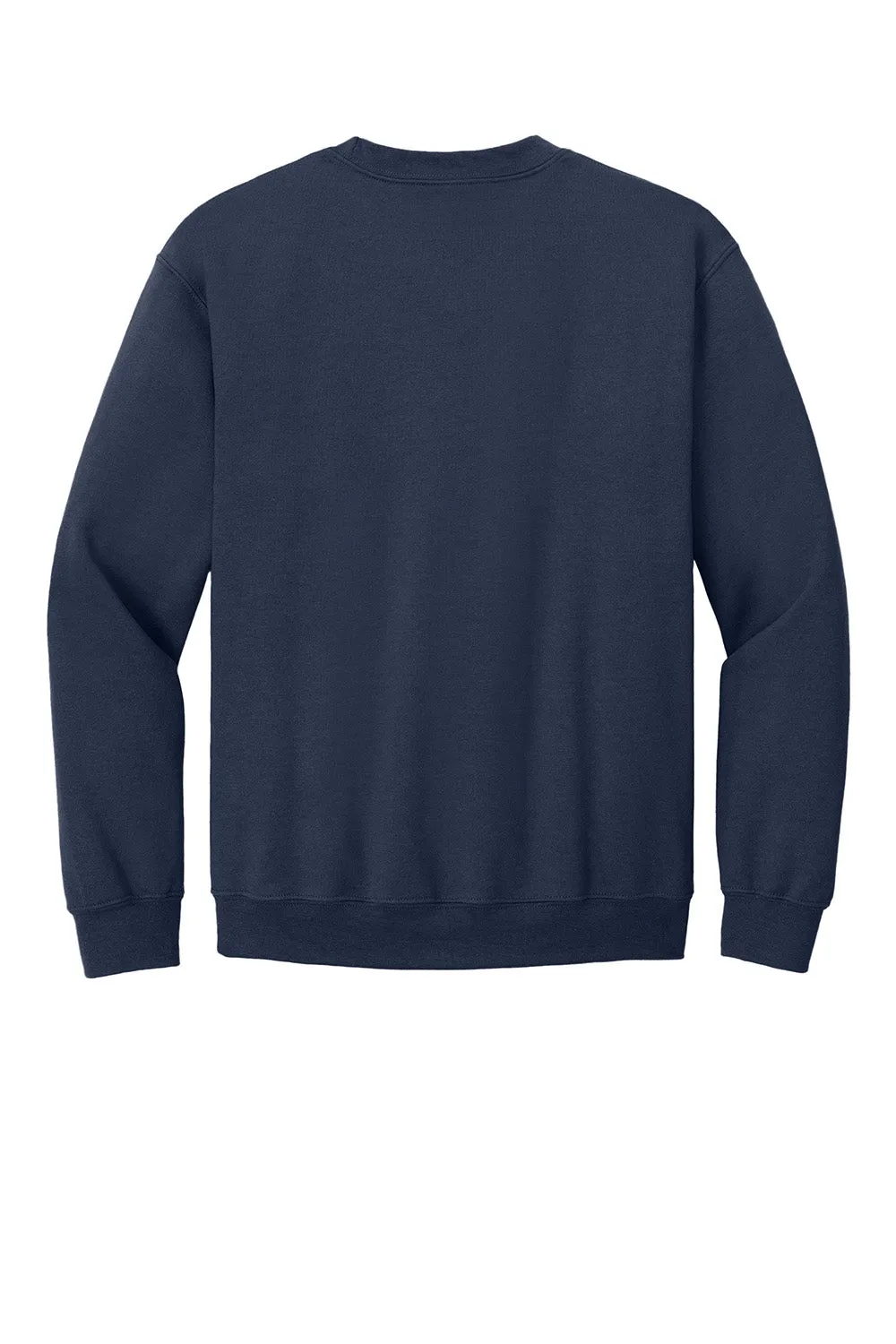 Gildan Mens Pill Resistant Fleece Crewneck Sweatshirt - Navy Blue  Affordable Clothing Gildan