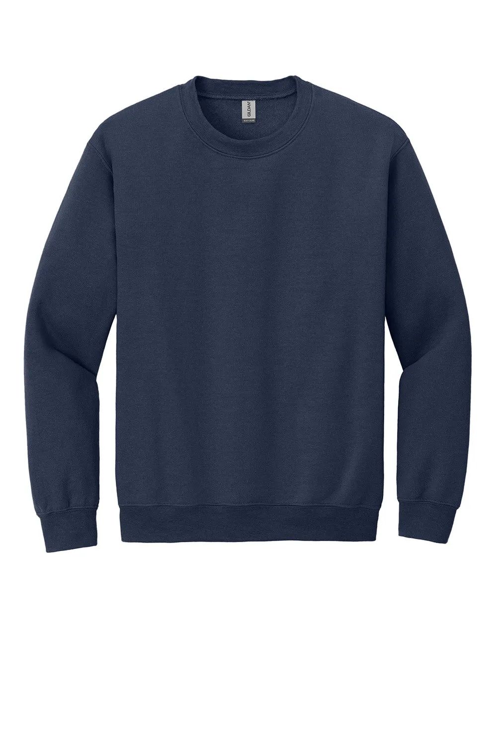 Gildan Mens Pill Resistant Fleece Crewneck Sweatshirt - Navy Blue  Affordable Clothing Gildan