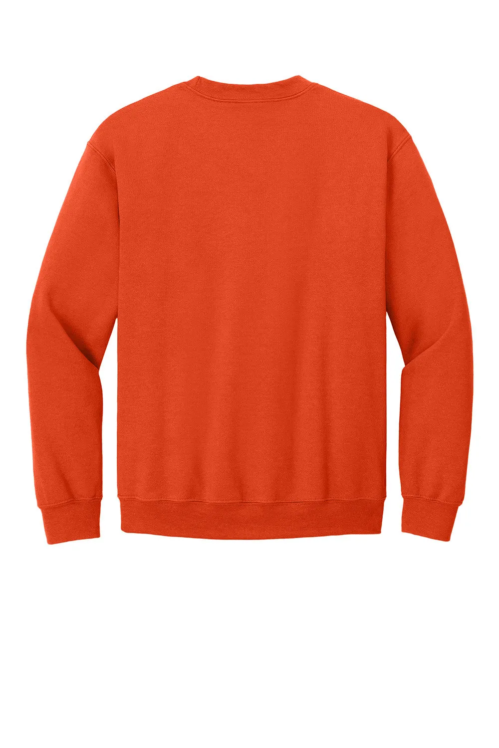 Gildan Mens Pill Resistant Fleece Crewneck Sweatshirt - Orange  Affordable Clothing Gildan