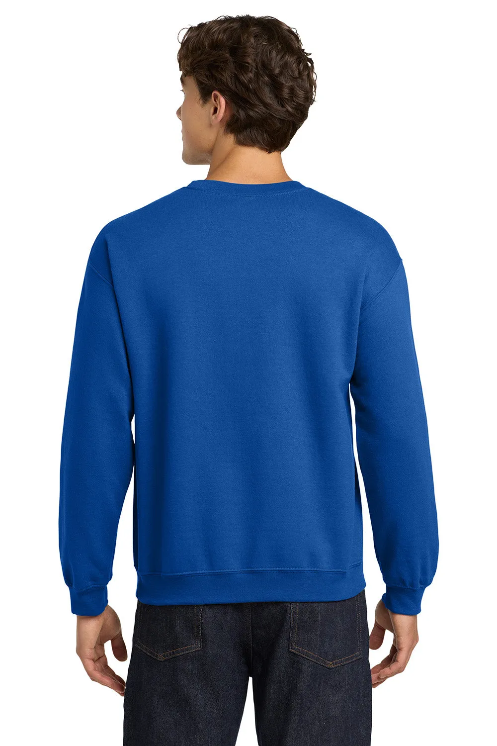 Gildan Mens Pill Resistant Fleece Crewneck Sweatshirt - Royal Blue  Affordable Clothing Gildan