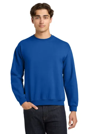 Gildan Mens Pill Resistant Fleece Crewneck Sweatshirt - Royal Blue  Affordable Clothing Gildan