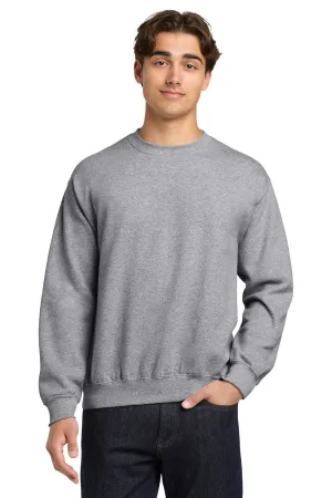Gildan Mens Pill Resistant Fleece Crewneck Sweatshirt - Sport Grey  Affordable Clothing Gildan
