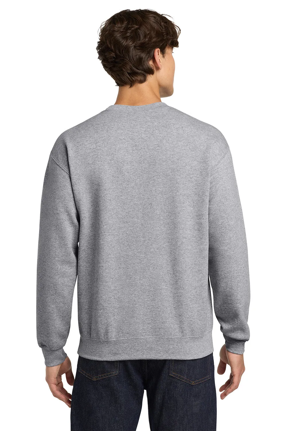 Gildan Mens Pill Resistant Fleece Crewneck Sweatshirt - Sport Grey  Affordable Clothing Gildan