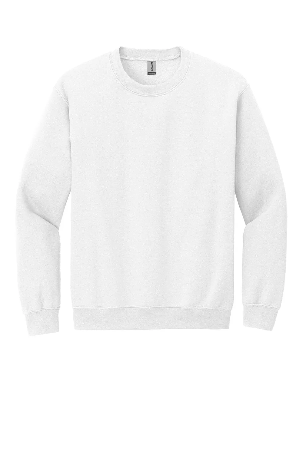Gildan Mens Pill Resistant Fleece Crewneck Sweatshirt - White