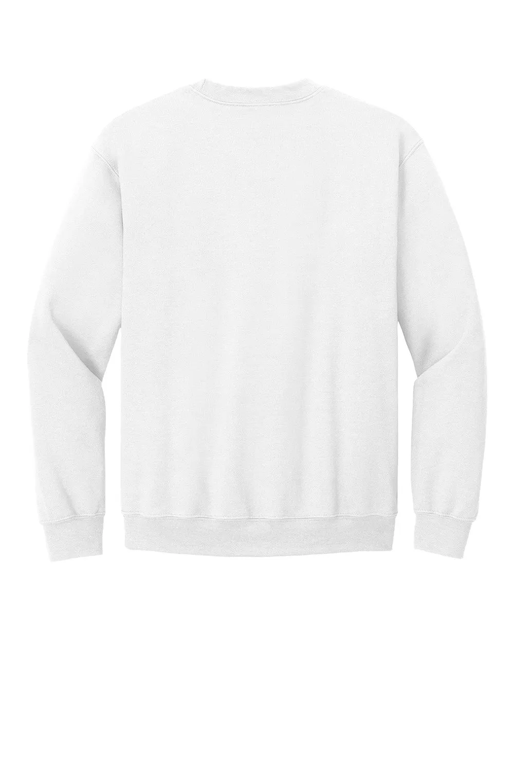 Gildan Mens Pill Resistant Fleece Crewneck Sweatshirt - White