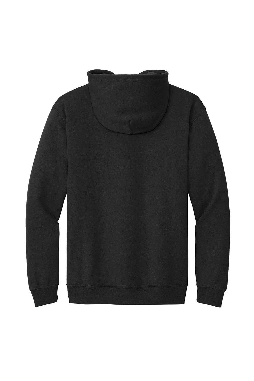Gildan Mens Pill Resistant Full Zip Hooded Sweatshirt Hoodie w/ Pockets - Black  Affordable Clothing Gildan