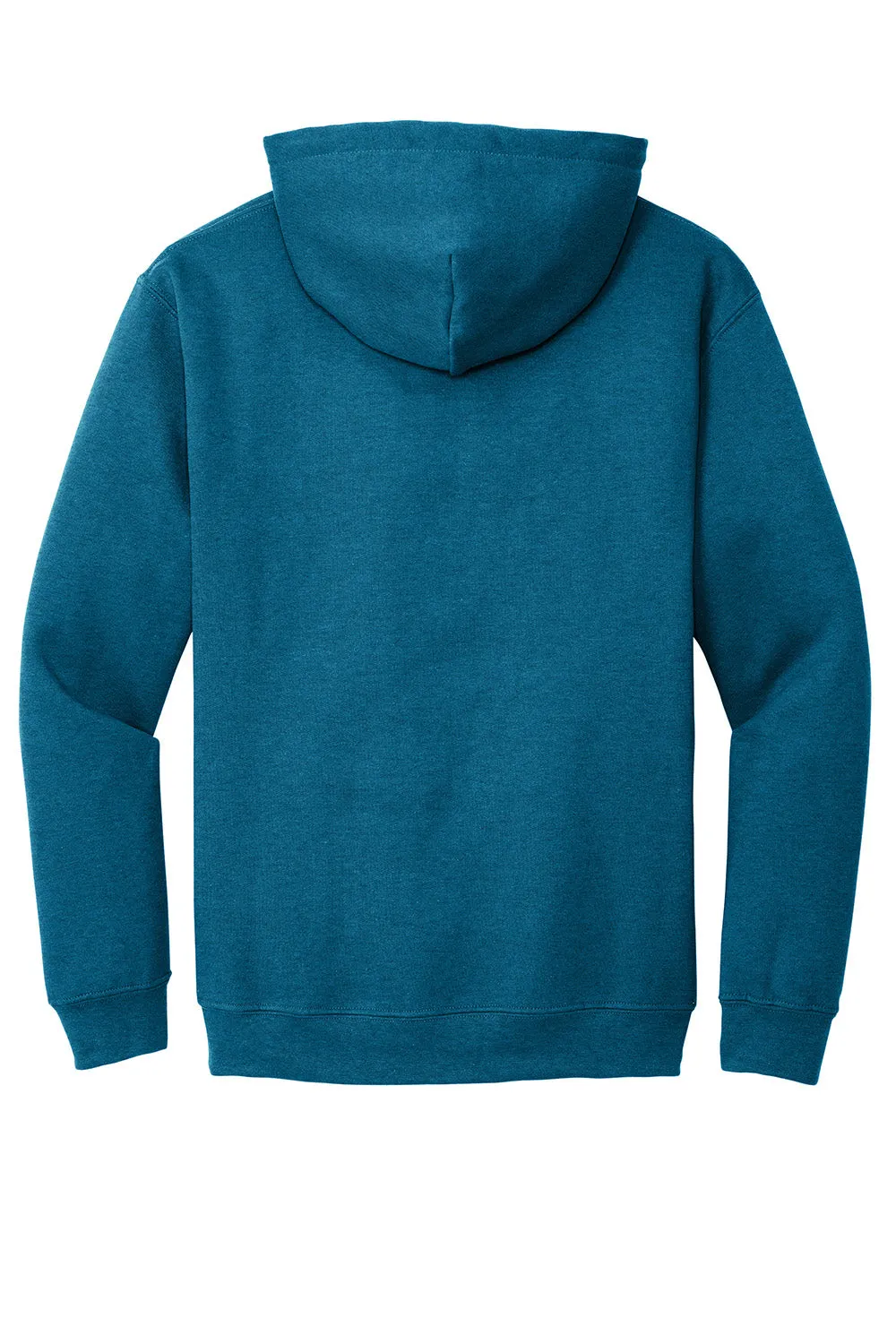 Gildan Mens Pill Resistant Hooded Sweatshirt Hoodie w/ Pouch Pocket - Antique Sapphire Blue  Affordable Clothing Gildan