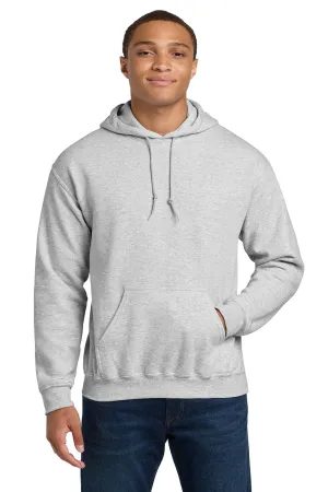 Gildan Mens Pill Resistant Hooded Sweatshirt Hoodie w/ Pouch Pocket - Ash Grey  Affordable Clothing Gildan