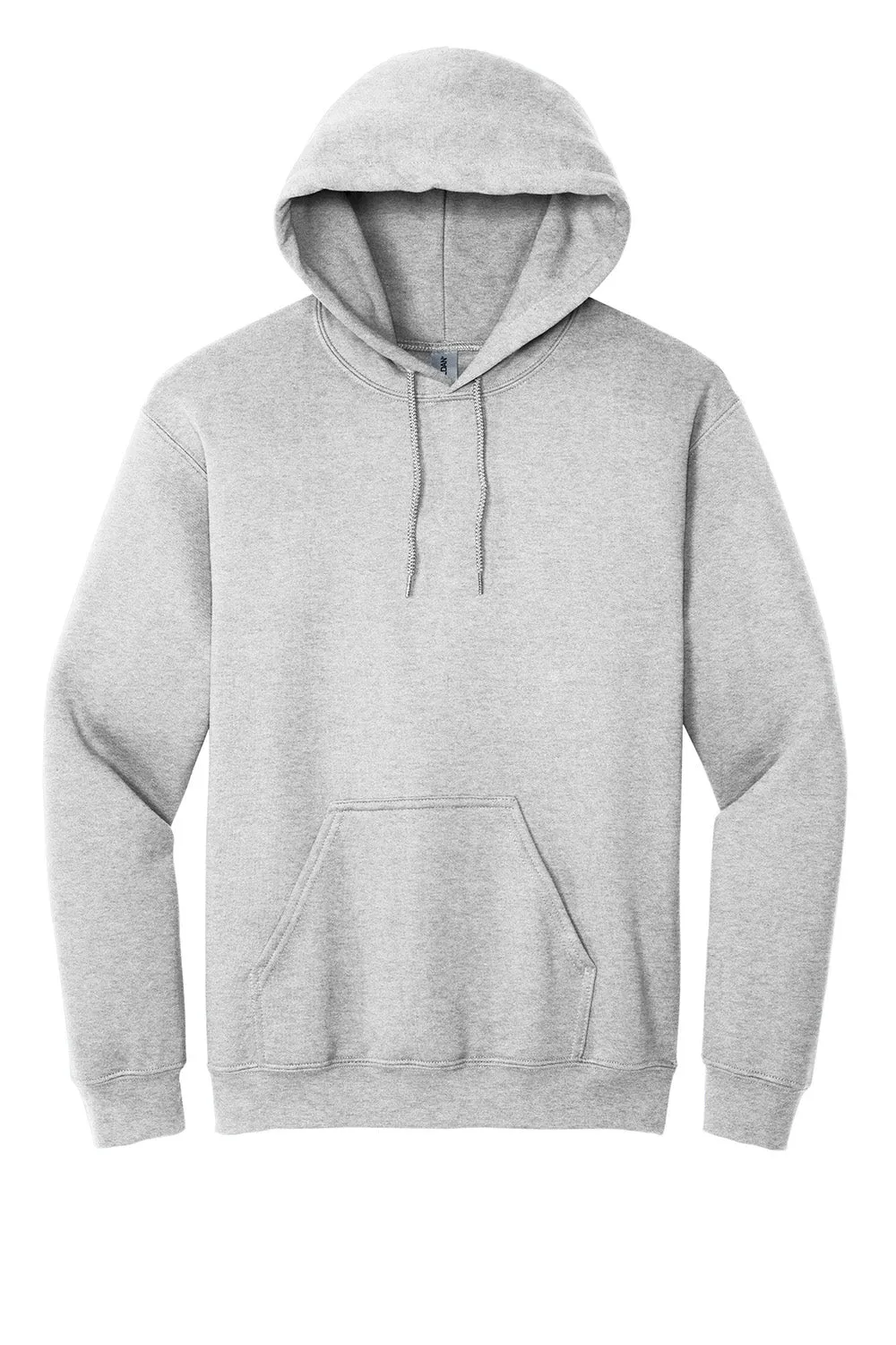 Gildan Mens Pill Resistant Hooded Sweatshirt Hoodie w/ Pouch Pocket - Ash Grey