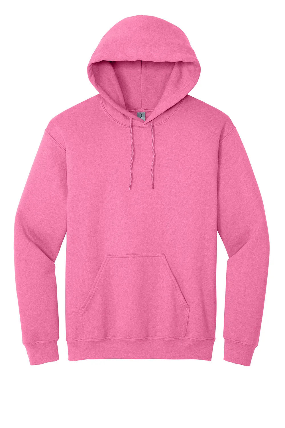 Gildan Mens Pill Resistant Hooded Sweatshirt Hoodie w/ Pouch Pocket - Azalea Pink