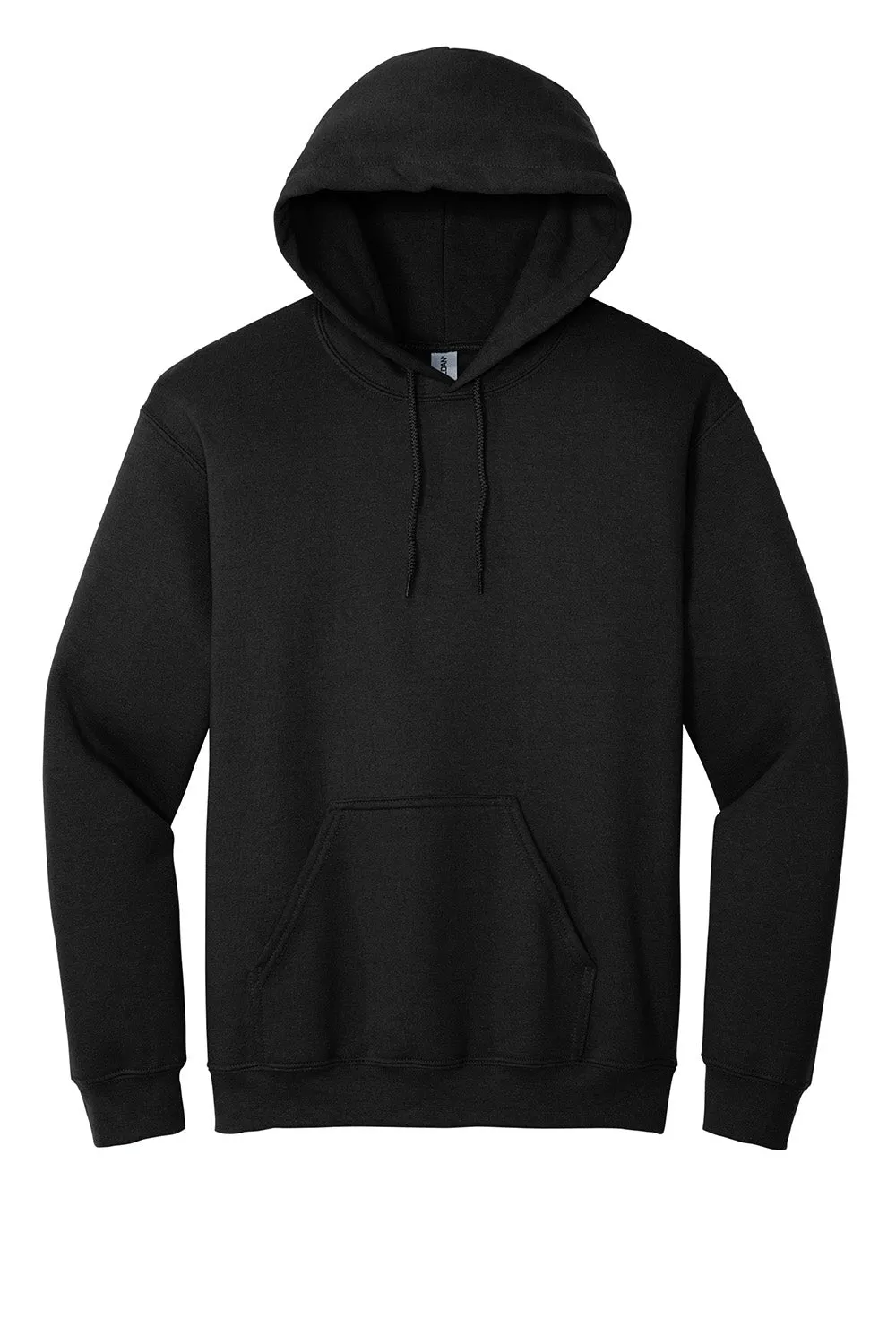 Gildan Mens Pill Resistant Hooded Sweatshirt Hoodie w/ Pouch Pocket - Black