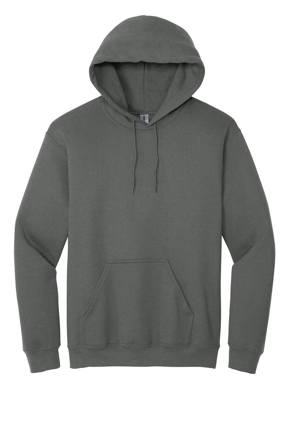 Gildan Mens Pill Resistant Hooded Sweatshirt Hoodie w/ Pouch Pocket - Charcoal Grey  Affordable Clothing Gildan
